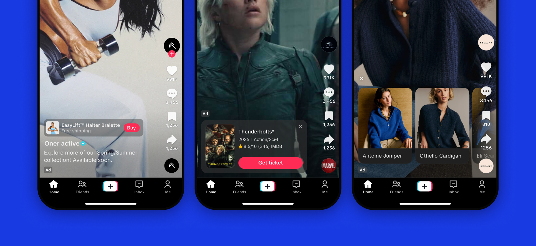 Three TikTok advertising experiences built on shared standards